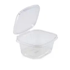 Pote de Plástico Transparente PET F953 com Lacre 480ml Seguro, Resistente e Atóxico – Caixa com 100 Unidades - FIBRAFORM