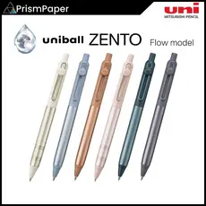 Caneta Gel ZENTO Uni-ball-Modelo Flow (0.38/0.5 mm) Fabricada No Japão