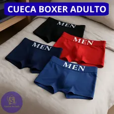 Kit Até 12 Cuecas Boxer Lisa Sem Costura Masculino Adulto Premium Cores Variadas