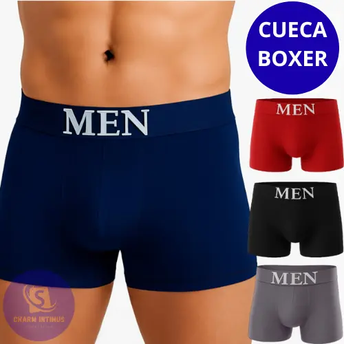 Kit Até 10 Cuecas Boxer Masculina Adulto de Microfibra Premium