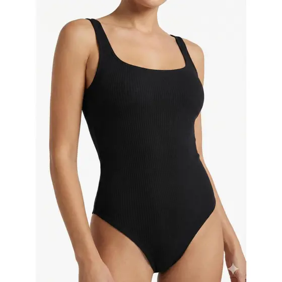 Body Feminino Canelado Básico