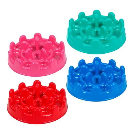 Comedouro Lento Cães e Gatos Mini Pet Fit Pet Games Cachorro Interativo Educativo Gato Comer Devagar