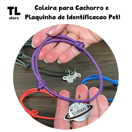 Coleira para Cachorro Acessórios para Cachorro e Roupa Pet Golden Shitzu Pug Gato