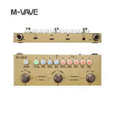 M-vave Cube BABY Pedal multiefeitos para guitarra elétrica/baixo/acústica Pedais de efeitos combinados para guitarra