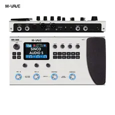 M-VAVE MK-300 Pedal de efeito multifuncional para guitarra/baixo | 150s Looper+128 Drum MIDI DAW | ANN Neural Modeling
