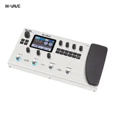 Guitarra eléctrica M-VAVE MK300 com vários pedais de efeitos, simulador de amplificador neural, ciclo de 150s, bateria