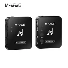 M-vave WP-10 Auscultador de transmissão sem fios 2.4G MS-1 Monitor Sistema Transmissor Recetor Streaming para Estéreo