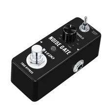 Pedal de efeito VEDO Noise Gate para guitarra elétrica e baixo, com true bypass, ao menor preço e com a mais alta qualid