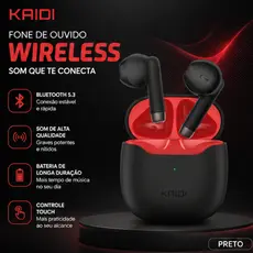 Fone De Ouvido Sem Fio Bluetooth  earphone TWS 5.1 Kaidi Kd-771 Original
