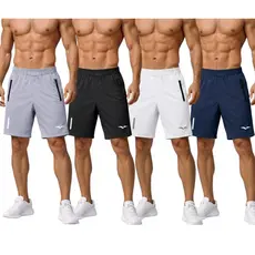 Bermuda Refletiva Masculina Short Esportivo Para Corrida e Academia
