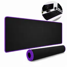 MousePad DeskPad 90x40cm Couro Sintético Borda Costurada Tapete Mesa Mousepad Grande Escritório Home Office Gigante NEW