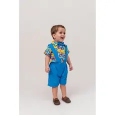 Conjunto social Galinha Pintadinha/ batizado/ casamento/conjunto com gravata/ conjunto com suspensório/