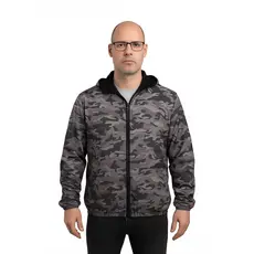 Jaqueta Camuflada Impermeável com Elásticos e Zíper Até o Queixo - Corta Vento Inove Wear