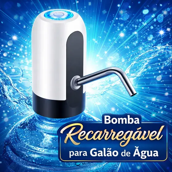 Bomba Elétrica Garrafão Galão Água Automática USB