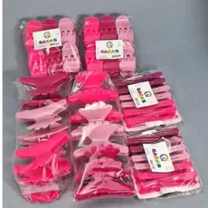 kit 60 Acessórios De Piranhas Bico De Pato Priscilha Salão Tridente Prendedor De Cabelos