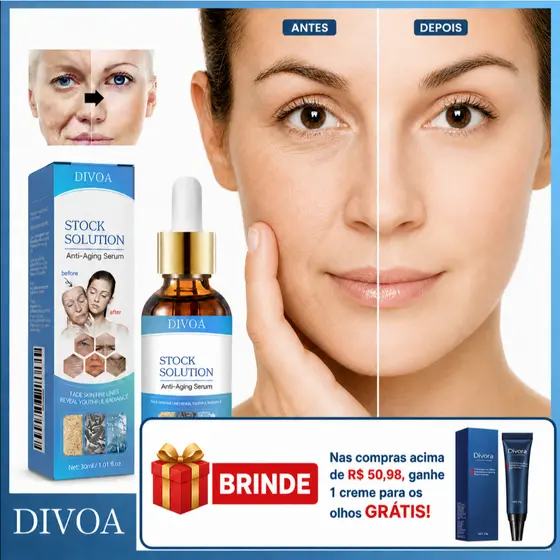 BOTOX Sérum facial líquido original com retinol, colágeno reafirmante e antienvelhecimento, clareia manchas escuras