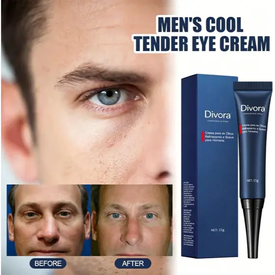 Creme Para Os Olhos Com Retinol Homens Remove Olheiras , Rugas E Inchaço