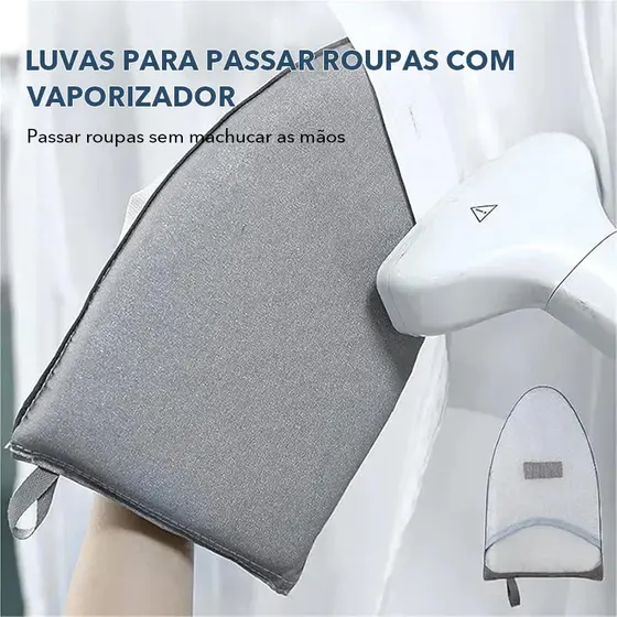 【OFERTA】Luva Anti-derrapante para Ferro de Passar Passar roupa Anti-queimadura e Impermeável