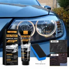 Kit de reparo de arranhões corporais Kit de cuidados com cera para reparo de agente de polimento de carro + Brinde Espon