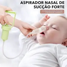 Aspirador nasal Portátil Para Bebês , Limpador Recém-Nascidos , Evita Muco E Congestão .