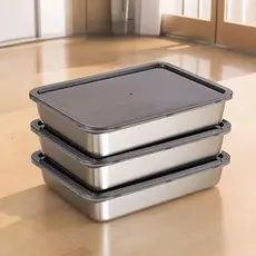 1/2/3pcs Recipiente De Cozimento De Grande Capacidade-Caixa De Armazenamento De Alimentos Resistente Ao Calor E Frio