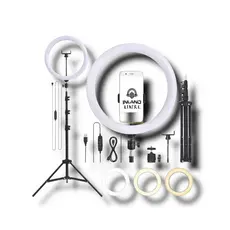 Ring Light Iluminador Polegadas 10com Tripé Profissional Led Selfie para Celular 2.10 Altura Premium