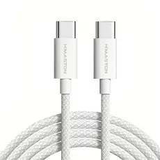 Cabo de Carregador 2 Metros 60W Tipo C-Tipo C Carga Rápida Cabo Para IP15 SJX32/35