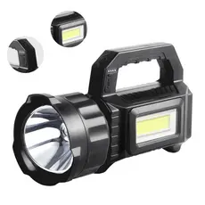 Lanterna Multifuncional 10W Recarregável 1200mAh com Visor de Energia Led HW10