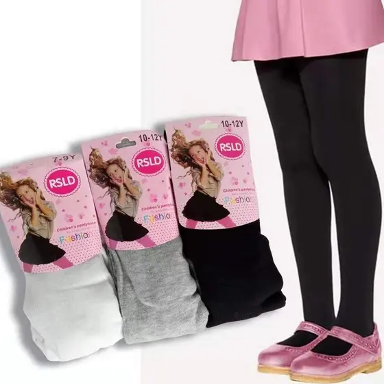 Meia Calça Infantil Cores Preto e Branco e colorido e Estampado 1-12 anos