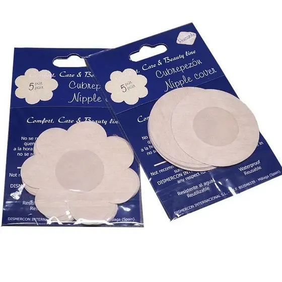 kit 100 Tapa Seios Invisível Adesivo Protetor de Diâmetro para Tampar Mamilos Aureola
