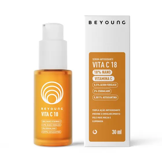 Beyoung Vita C 18% De Nano Vitamina C 3% Esqualano Sérum 30ml