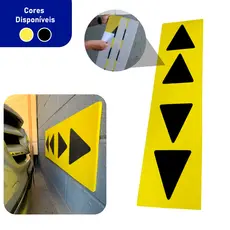 Protetor de Garagem Parede Estacionamento em EVA para Porta de Carro Para-Choque 30x8x3cm