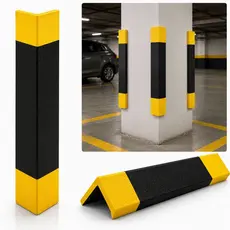 Cantoneira Autocolante Protetor De Coluna Quina De Estacionamento Garagem Proteção Carro