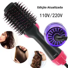 Escova de cabelo Secadora de Cabelo 110V/220V Alisador Elétrica Quente  Prancha alisadora de cabelo