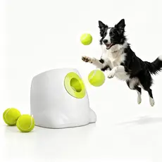 Newpet LANCADOR AUTOMATICO DE BOLINHAS PARA PET CACHORRO INTERATIVO CONTEM 3 BOLINHAS