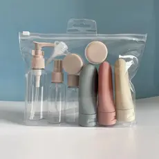 Kit De Frascos Para Viagem 11 Peças Creme Cosméticos Viagem -S1