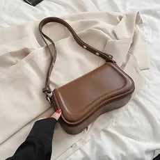 Bolsa de Ombro Pequenas Feminina,Mini Bolsas Sacola Tiracolo Moderna de Couro Impermeável,Shoulder Handbag