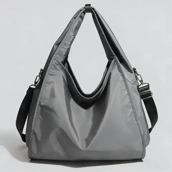 Bolsa Grande De Ombro Esportiva Trabalhar Faculdade Mulher Nylon Impermeável Alça Transversal