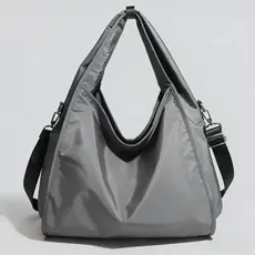 Bolsa Grande De Ombro Esportiva Trabalhar Faculdade Mulher Nylon Impermeável Alça Transversal