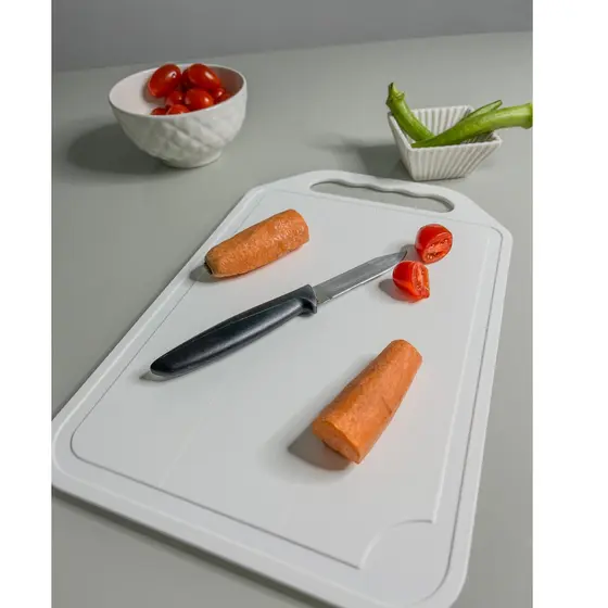 Tábua Multiuso Carnes Frutas Legumes Tábua Corte Churrasco Polipropileno Grande