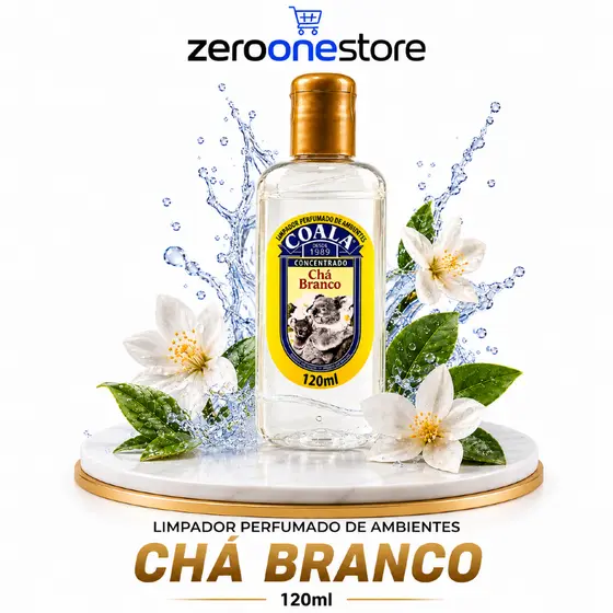 Limpador Perfumado Coala Cha Branco 120ml