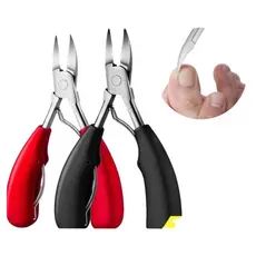 Alicate mola dupla De Cortar Unha Curvado Profissional Aço Inox Manicure Pedicure Podologia De Unha WL-2570