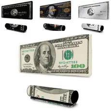 Mousepad Gamer Vários Tamanhos Modelos Money, Dollar Diversos C/ Borda Costurada