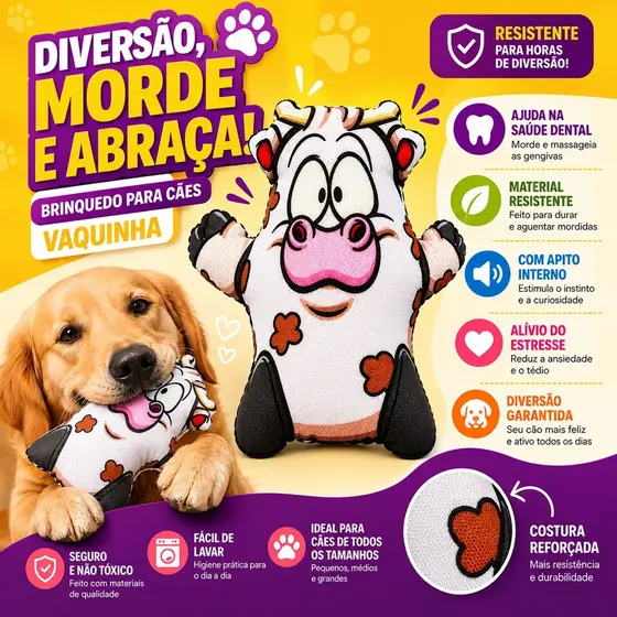 Pelúcia para cachorro e gato - Pequeno Pork - Qualidade Premium - Envio Imediato
