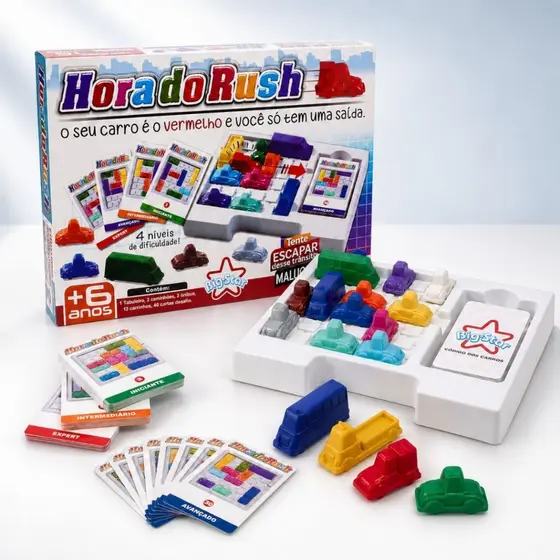 Jogo Educativo Hora do Rush Big Star - Desafio de Lógica e Raciocínio para Diversão e Aprendizado.