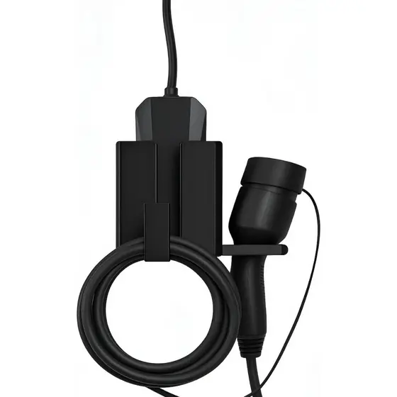Suporte De Parede Do Cabo Carregador Carro Eletrico Tipo 2 Compatível BYD, Taysla, Weg, GreenV