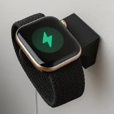 Suporte de Parede para Carregador Apple Watch - Fixação Adesiva Dupla Face Inclusa
