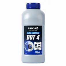 Fluido de Freio Dot4 Radnaq Original de Qualidade Óleo Carro Moto Universal Reservatório Kit