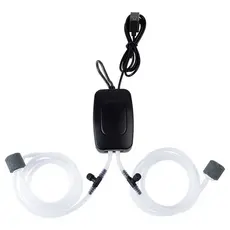 Bomba De Oxigênio/Ar Compressor Filtro USB Portátil Para Aquario De Peixes 5V Silencioso