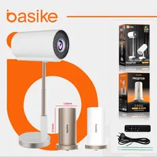 Basike Projetor Smart 4K 12000LM Bluetooth 5G Wi-fi projetor de vídeo de cinema em casa